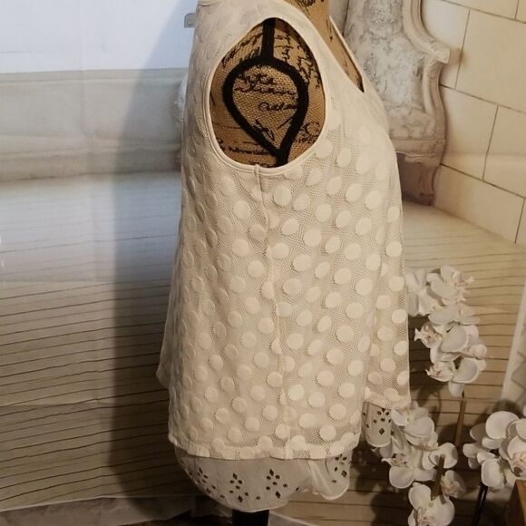 Valerie Steven Layered Mesh Top Size S - Picture 5 of 7